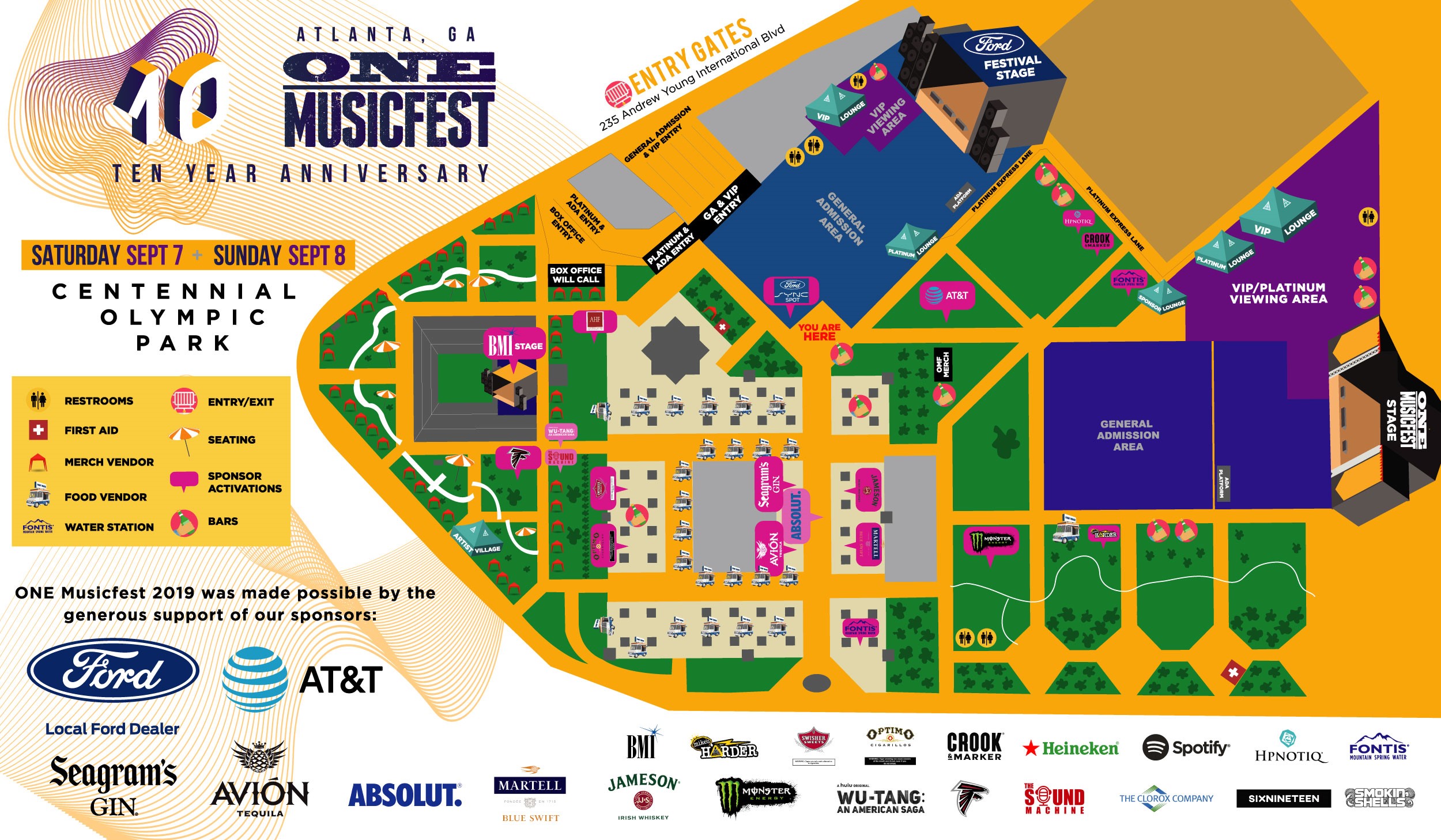 Everything you need to know about ONE Musicfest at Centennial Olympic
